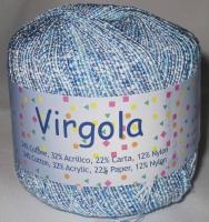 54 denim bianco e turchese-blù